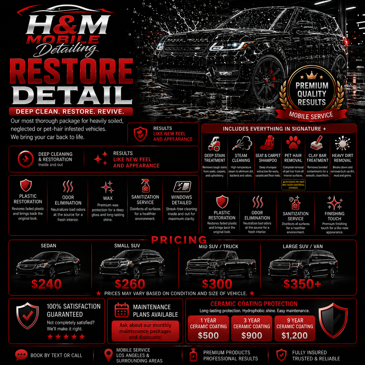 Restore Detail service details